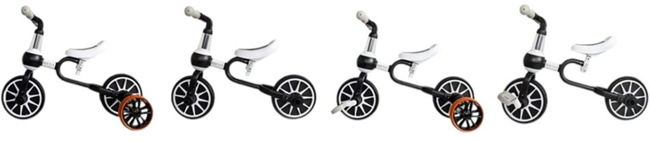 Біговел EcoToys педалі бічні колеса 4в1 LC-V1311 Black (5903089068259) - зображення 11