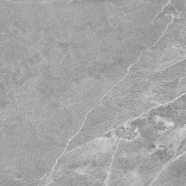 Ступенька из керамогранита Zeus Ceramica Kalakito Grey SZRXKA8BRNQ Эко 600х300х9,2 мм серая, под камень, матовая, с противоскользящими прорезями - изображение 3