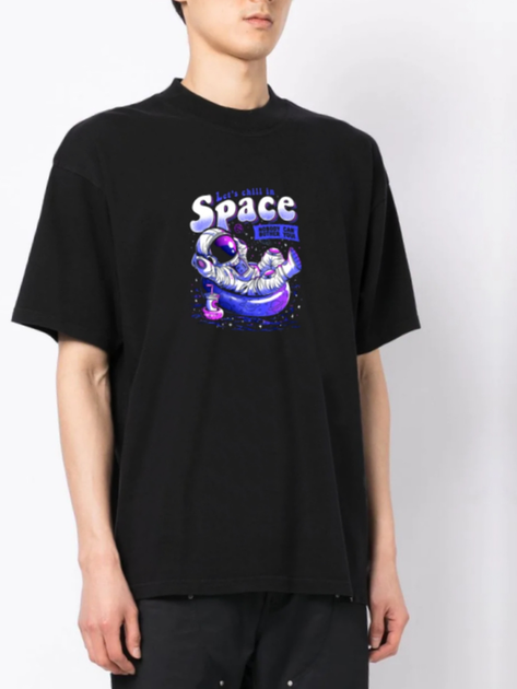 Футболка бавовняна довга чоловіча Trace of Space TOSB20077 S Чорна з принтом від Rozetka на платформі USKIDKA Акція на Футболка бавовняна довга чоловіча Trace of Space TOSB20077 S Чорна з принтом від Rozetka