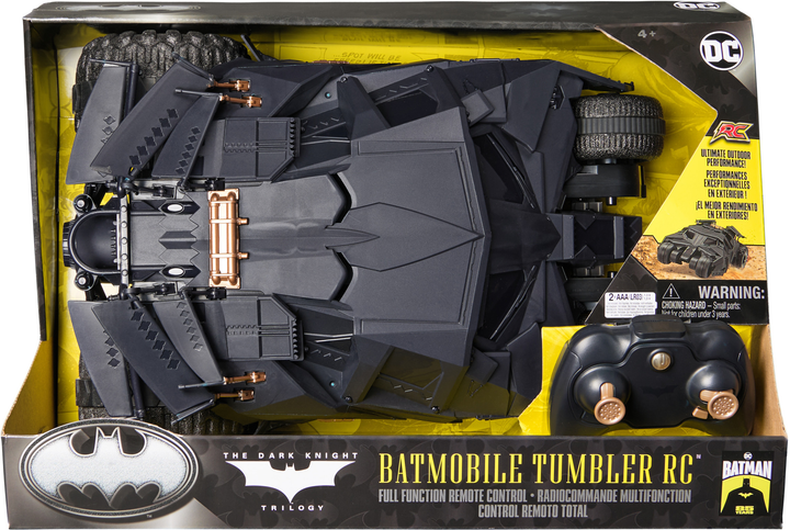 Машинка на дистанційному управлінні Spin Master DC Comics Batman Batmobile Tumbler 1:15 (681147019621) - зображення 1