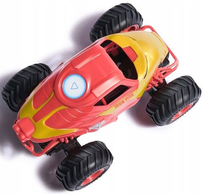 Auto zdalnie sterowane Spin Master Monster Jam Marvel Iron Man Monster Truck 1:24 (681147014824) - obraz 3