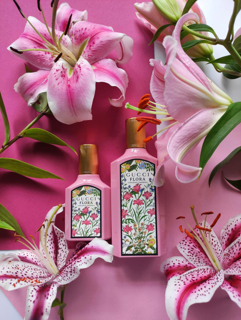 Набір для жінок Gucci Flora Gorgeous Gardenia Парфумована вода 100 мл + Парфумована вода 10 мл + Парфумована вода 5 мл (3616305447463) - зображення 4
