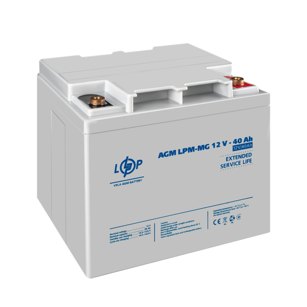 Аккумулятор мультигелевый LogicPower AGM LPM-MG 12 - 40Ah - изображение 3