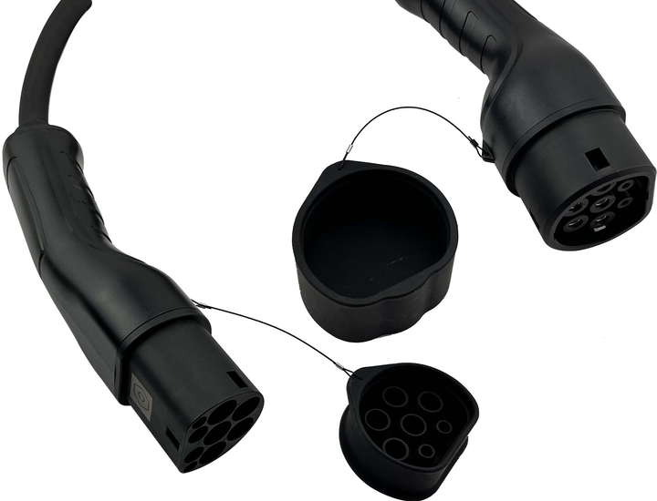 Кабель для зарядки електромобіля Harting Type 2 32 A 7.4 кВт 5 м (4052792065206) - зображення 3
