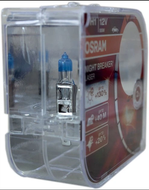 Лампа головного света Osram 64150NBL H1 55w 12V - изображение 2