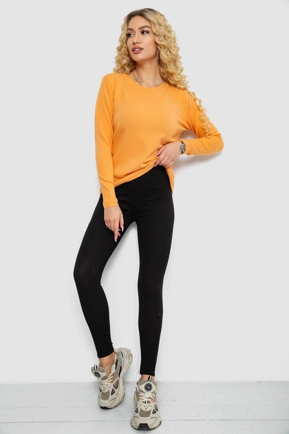 Кофта женский однотонный повседневный персиковый 244R2033 AGER S-L - Фото 2 Кофта женский однотонный повседневный персиковый 244R2033 AGER S-L - изображение 2