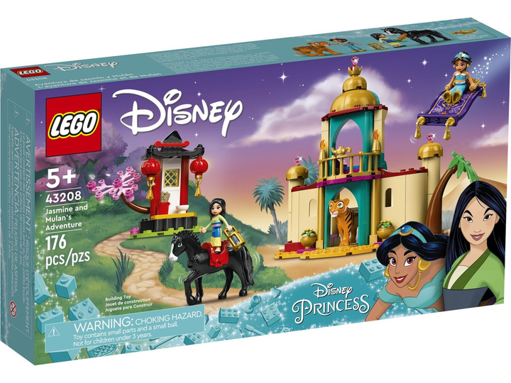 Конструктор LEGO Disney Princess Пригоди Жасмин та Мулан 176 деталей (43208) (955555908414178) - Уцінка - зображення 1