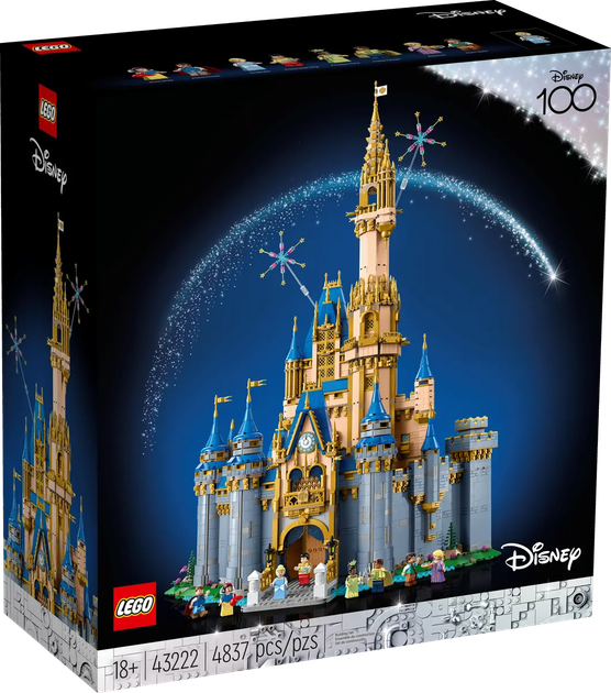 Конструктор LEGO Disney: Замок Діснея 4837 елементів (43222) (955555908551441) - Уцінка - зображення 1