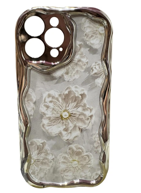 Панель WinterFlowers для Apple Iphone 13 ProMax Silver - зображення 5