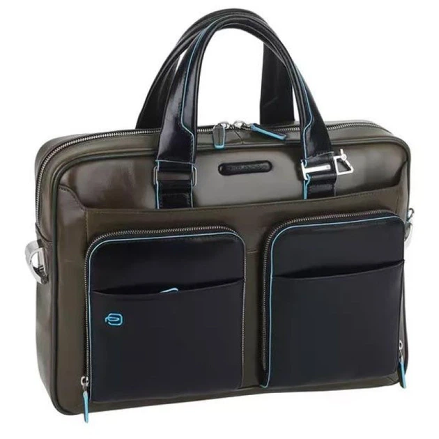 Портфель Piquadro BLUE SQUARE (B2) Olive-Black CA2849B2_VEN - зображення 3