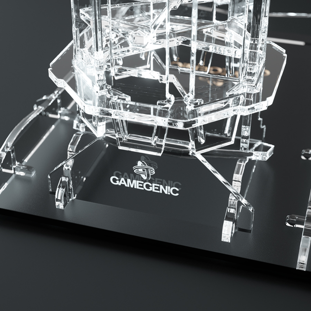 Akcesoria do gier w kości Gamegenic Podstawka Crystal Twister Premium Dice Tower (4251715410387) - obraz 5