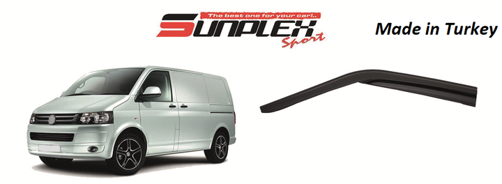 Дефлектори вікон VW T-5/T6 2D 2003-2018 скотч "Sunplex" SP-S-11 - изображение 2