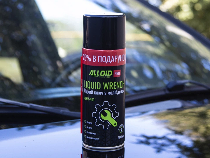 Мастило рідкий ключ з молібденом ALKM-401 Alloid PRO 400 мл - зображення 2