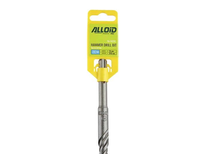 Бур по бетону SDS-plus S4 14x310мм Alloid FH-14310 - изображение 6