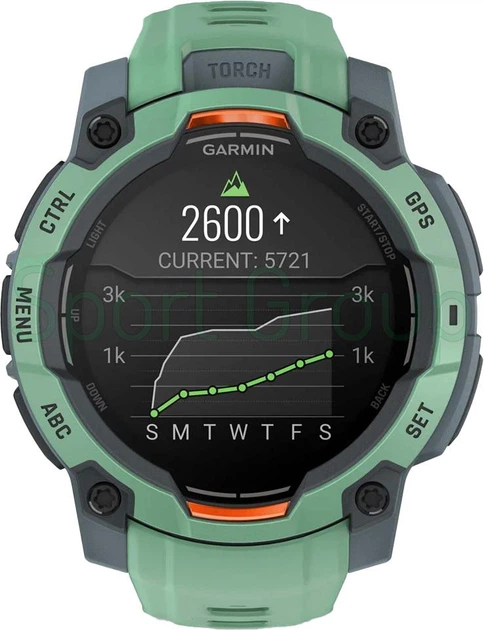 Смарт-часы Garmin Instinct 3 с амолед дисплеем (010-02936-01) 45 мм AMOLED, цвет бирюзовый - изображение 10