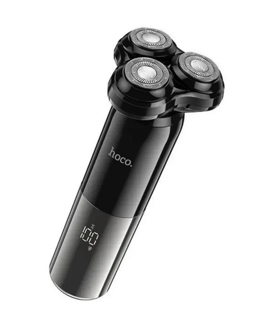 Мужская электробритва для бороды HOCO HP35 Induction 3-blade electric shaver 600mAh IPX7 Black - Фото 1 Мужская электробритва для бороды HOCO HP35 Induction 3-blade electric shaver 600mAh IPX7 Black - изображение 1