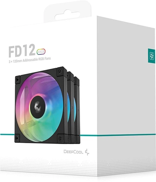 Zestaw wentylatorów DeepCool FD12 ARGB 3 in 1 (R-FD12-BKAPN3-G) - obraz 10