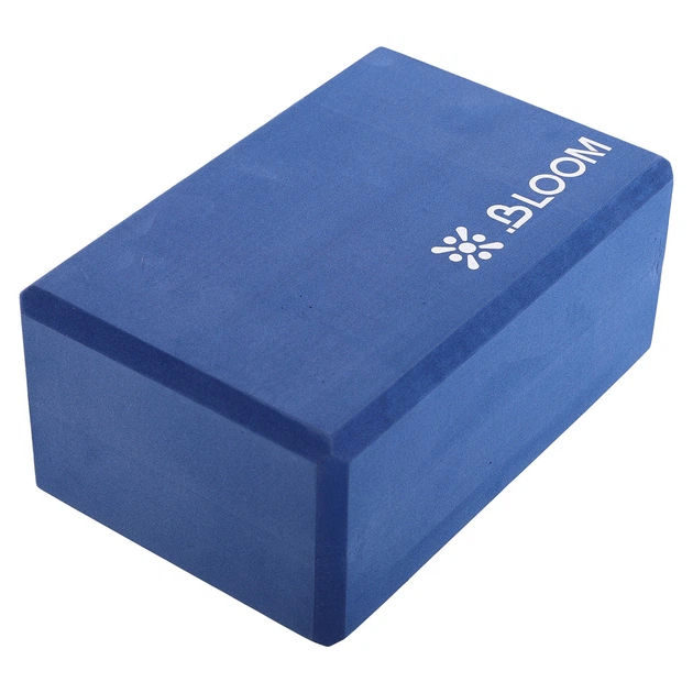 Блок для йоги цегла опорна для йоги Bloom Yoga Brick 7040 розмір 22.9x10x15см Blue - Фото 2 Блок для йоги цегла опорна для йоги Bloom Yoga Brick 7040 розмір 22.9x10x15см Blue - зображення 2