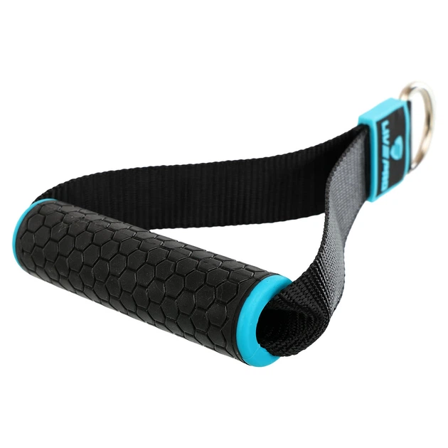 Ручки для эспандера и тренажера LivePro Strap Handle Pro 8192 комплектация 2шт Black-Blue - Фото 4 Ручки для эспандера и тренажера LivePro Strap Handle Pro 8192 комплектация 2шт Black-Blue - изображение 4