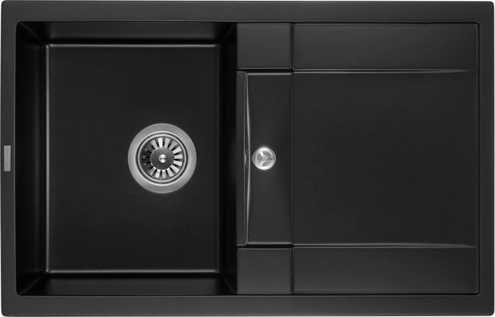 Кухонная мойка GRANADO Valencia L 4-в-1 Black Shine - изображение 4