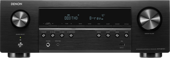 Odbiornik AV Denon AVR-670H Black (AVRS670HBKE2) - obraz 2