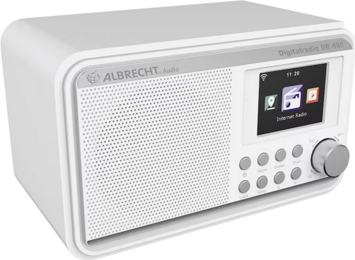 Radio Albrecht DR 490 Digital Radio White (27790) - obraz 2