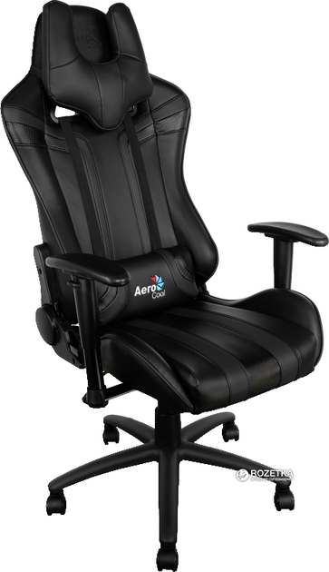 Кресло для геймеров Aerocool AC120B Black (ACGC-2002101.11) + 2 подушки ...
