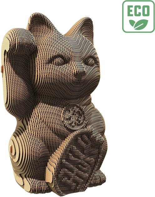 3D пазл-конструктор Cartonic 3D Puzzle Lucky cat Картонный (CARTLUCK) - Фото 3 3D пазл-конструктор Cartonic 3D Puzzle Lucky cat Картонный (CARTLUCK) - изображение 3