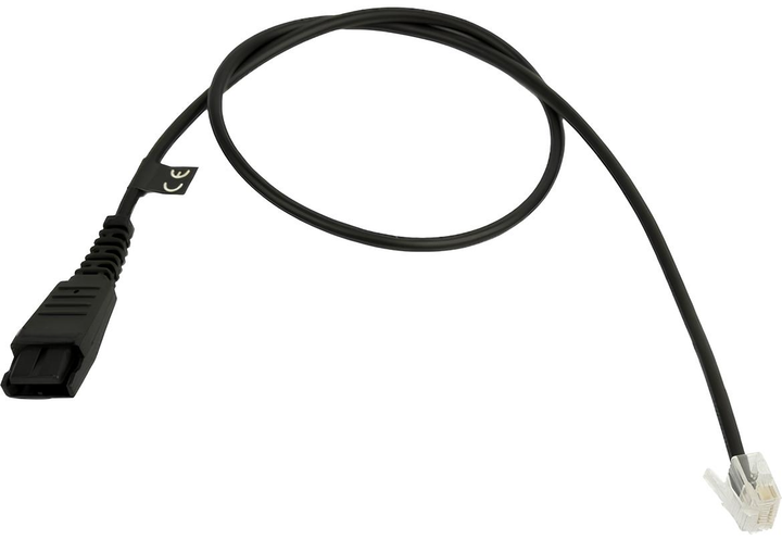 Кабель Jabra QD to RJ-45 Western plug 8-pin Black (8800-00-88) - зображення 1