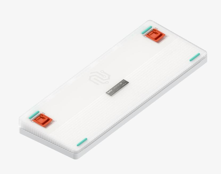 Бездротова механічна клавіатура NuPhy Halo96 V2 / Lemon (tactile, 55gf) / Color - Ionic White/ Hot-Swappable, RGB, ANSI US - зображення 2