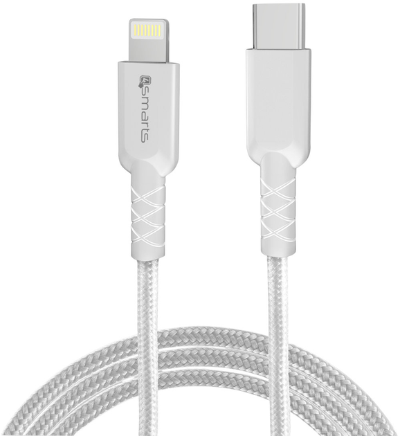 Ładowarka sieciowa 4smarts VoltPlug PD 20W USB-C to Lightning 1.5m White (4250774952784) - obraz 8