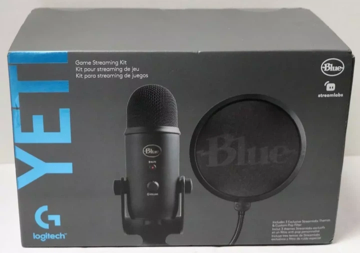 Микрофон Logitech for Creators Blue Yeti Blackout (988-000521) - Фото 3 Микрофон Logitech for Creators Blue Yeti Blackout (988-000521) - изображение 3