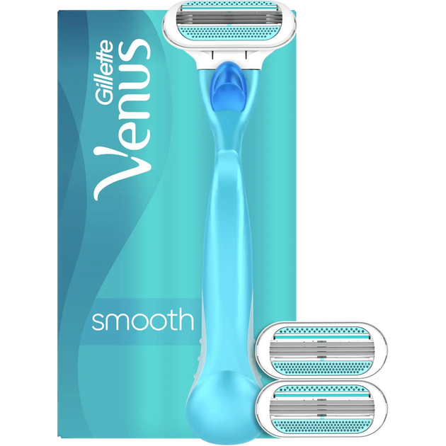 Станок жіночий для гоління Gillette Venus Smooth 3 леза - зображення 1