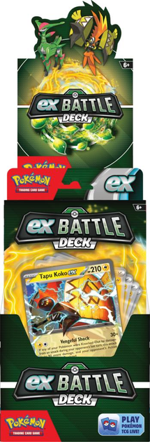 Набір Pokemon TCG: Battle Deck - Tapu Koko ex/Iron Leaves ex Bundle 6 шт (820650868764) - зображення 3