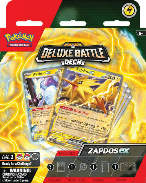 Набір Pokemon TCG: Deluxe Battle Decks Ninetales/ Zapdos - Bundle 6 шт (820650876004) - зображення 3