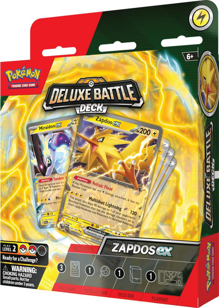 Набір Pokemon TCG: Deluxe Battle Decks Ninetales/ Zapdos - Bundle 6 шт (820650876004) - зображення 4