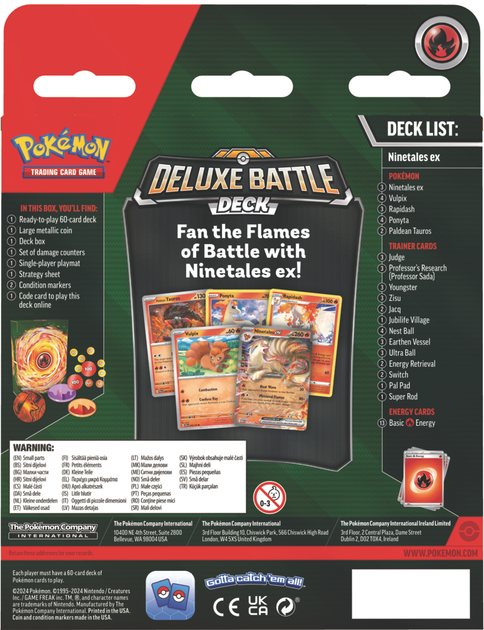 Набір Pokemon TCG: Deluxe Battle Decks Ninetales/ Zapdos - Bundle 6 шт (820650876004) - зображення 8