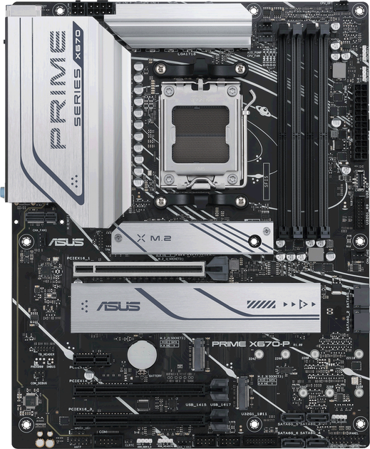 Материнская плата Asus PRIME X670-P (sAM5, AMD X670, PCI-Ex16) - изображение 1