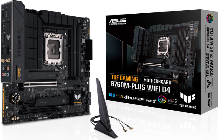 【新品未開封】ASUS TUFGaming B760M-PLUS WIFI D4 Материнская плата Asus TUF Gaming B760M-Plus Wi-Fi D4 (s1700