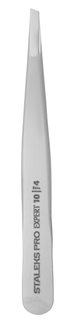 Pęseta do brwi Staleks Pro Expert 10 Typ 4 wąska skośna (4820121592903) - obraz 3