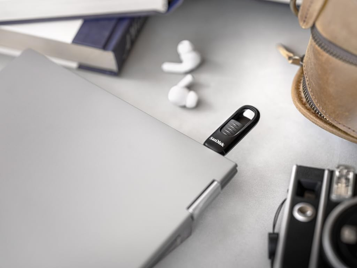 Pendrive SanDisk Ultra Slider USB Type-C 64GB (0619659189945) - obraz 5