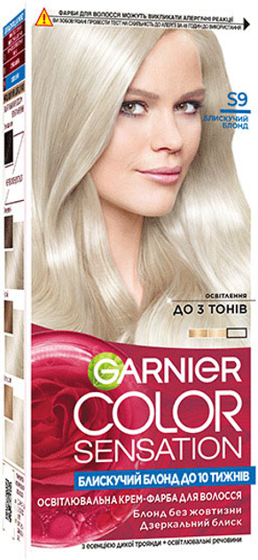 Стійка крем-фарба для волосся Garnier Color Sensation 910 Графітовий ...