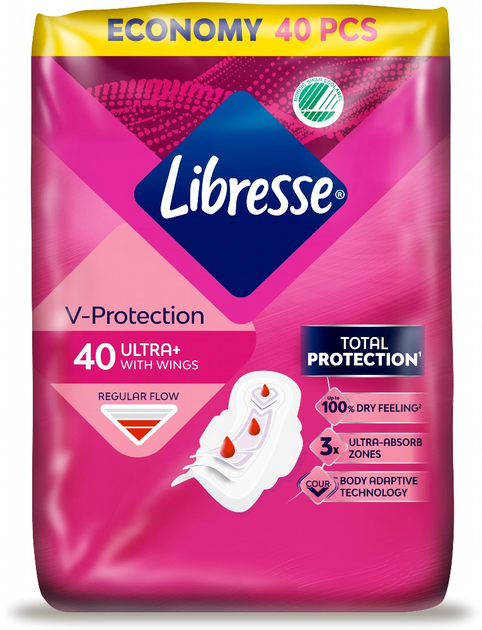 Гігієнічні прокладки Libresse Ultra Normal Soft 3 мм 40 шт (7322540235876) - зображення 2
