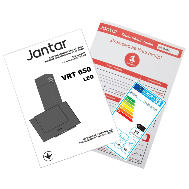 Витяжка Jantar VRT 650 LED 60 BL - изображение 11