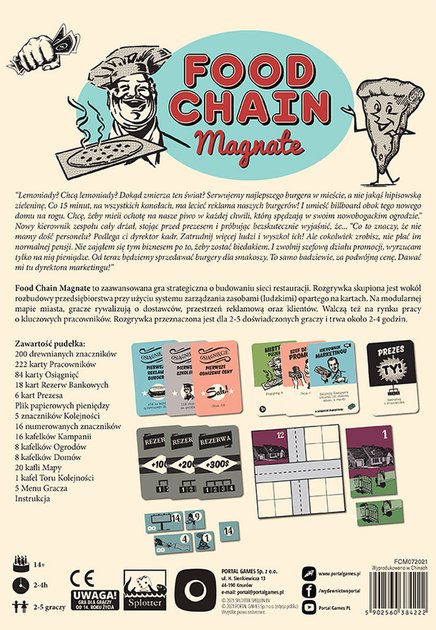 Gra planszowa Portal Games Food Chain Magnate (edycja polska) (5902560384222) - obraz 5