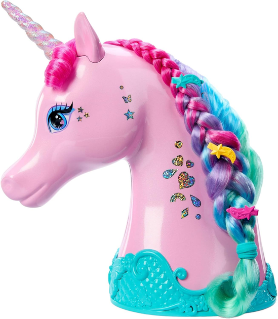 Голова для укладання Mattel Barbie Єдиноріг JCW52 WB2 (194735277599) - зображення 6