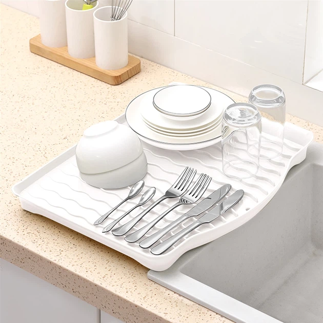 Сушка для посуды MBM HOME 45.5х35.8х3.5 см Белая (DR-01 WHITE) - Фото 2 Сушка для посуды MBM HOME 45.5х35.8х3.5 см Белая (DR-01 WHITE) - изображение 2