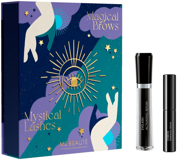 Набір M2 Beaute Mystical Lashes&Magical Brows Сироватка для вій 4 мл + Сироватка для брів 1.5 мл (4260180219753) - зображення 1