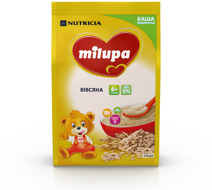 Безмолочна каша Milupa Вівсяна 170 г (5900852930089) - зображення 9