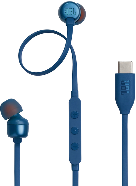 Słuchawki JBL Tune 310C USB-C Blue (JBL-T310C-BLU) - obraz 1